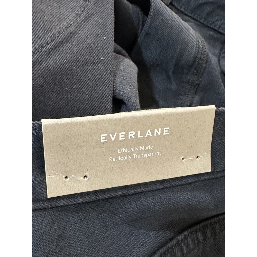 Everlane Women's The OG Baggy Jean Ink Wash Black Denim Size 31 R NWT High Rise - Picture 14 of 15
